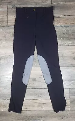 Vtg Tuff Rider Women's Ladies Riding Breeches Equestrian Blue Pants Horseback M • $23.07