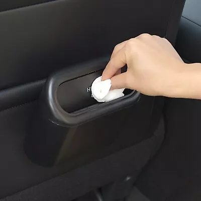 Car Trash Can With Lid Mini Vehicle Trash Car Dustbin Garbage Organize • $6.99