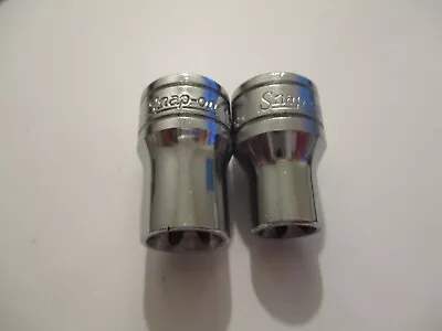 Snap On Tools 2 Pc 3/8  Dr FLE120 & FLE100 TORX Socket E12 E10 Now FLE120A 100A • $25