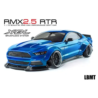 MST 1/10 RMX 2.5 LBMT Blue Body Brushless RWD RTR Drift RC Car W/Radio #533904B • $357.77