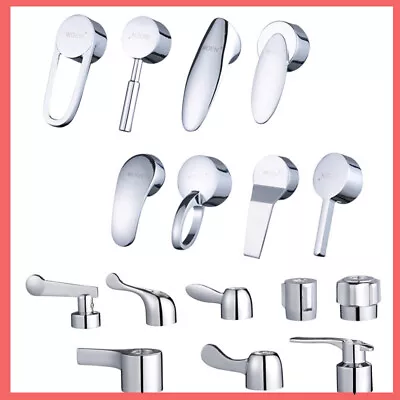 Replacement Tap Handles Kitchen Bathroom Sink Faucet Knob Valve Tops Basin • £2.70