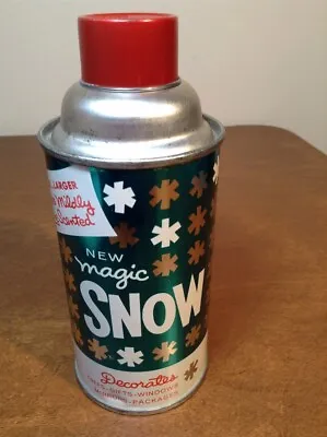 Vintage Magic Snow Spray Paint Can - Frank - Detroit - Christmas - Snowman ~NICE • $9.99