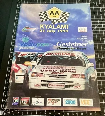 £29.50 • Buy 1999 Gestetner Showdown Races Official Programme - Kyalami, South Africa 