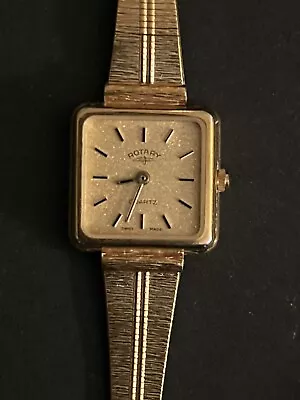 Vintage Ladies Rotary Gold Plated Watch. 1980s. • $2.15