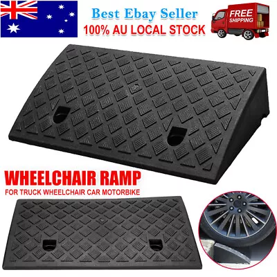 Heavy Duty Car Bike Truck Motorbike Mobility Wheelchair Ramp Threshold Non-Slip • $27.95