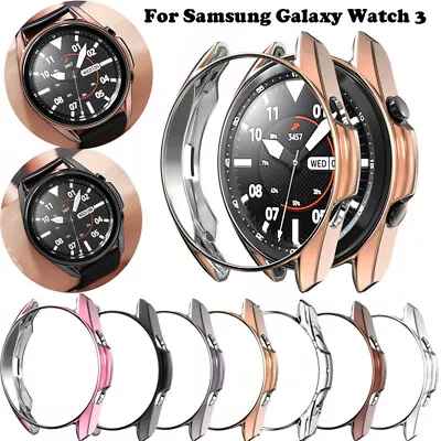 For Samsung Galaxy Watch 3 41/45mm TPU Watch Case Cover + Glass Screen Protector • $9.99