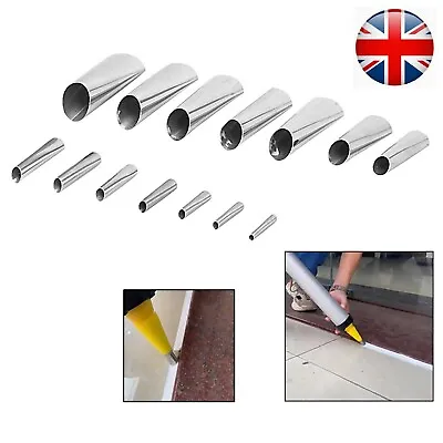£4.09 • Buy 14x Nozzle Applicator Caulking Finisher Silicone Sealant Glue Filler Tool Set UK