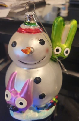 $10.75 • Buy HALLMARK Keepsake HOOPS AND YOYO Snowman SNOW BUDDIES CHRISTMAS ORNAMENT RARE 