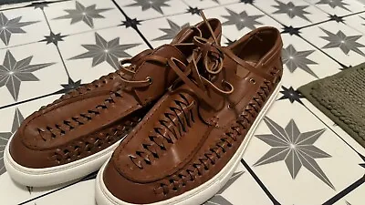 Faux Leather Woven Unisex Shoe (UK 13) Brand New • £15