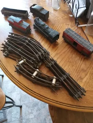 Vintage Marx Wind Train Set With  Track (Engine Is For Parts Only) • $80