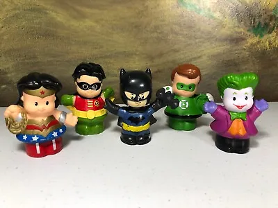 $10 • Buy Little People DC Super Heroes Green Lantern Joker Robin Batman Wonder Woman Lot