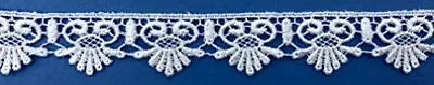 TRIMPLACE White 7/8 Inch Venice Lace - 10 Yards • $17.97
