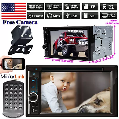 2Din 6.2 Car Stereo DVD Player Touch Screen For Ford F-150 F-250 F-350Super Duty • $100.69