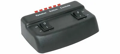 Stereo Speaker 2 Way Switch Box Splitter/Selector For 2 Pairs Of Speakers • £19.92