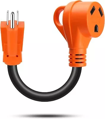 15 Amp Male To 30 Amp Female Dogbone Adapter RV Electrical Converter Cord Cable • $13.99