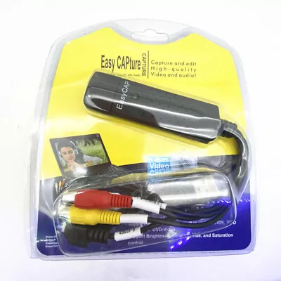 Easycap USB Audio TV Video VHS To DVD PC HDD Converter Adapter Capture Card • $9.99