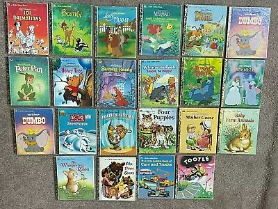 Lot Of (22) Vintage Little Golden Books Assortment - Assorted Titles • $29.99