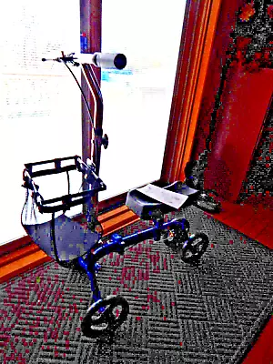 Zler Deluxe Steerable Knee Walker Crutch Medical Scooter Alternative $99.99NIB • $99.99