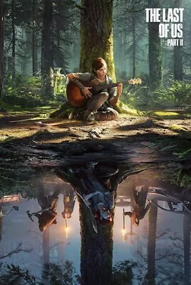 SONY THE LAST OF US PART II VIDEO GAME POSTER NEW 24x36 FREE SHIPPING • $14.99