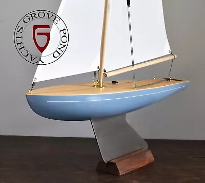 16in CYGNET Traditional English Wooden Pond Yacht Model Sailing Boat. • £85