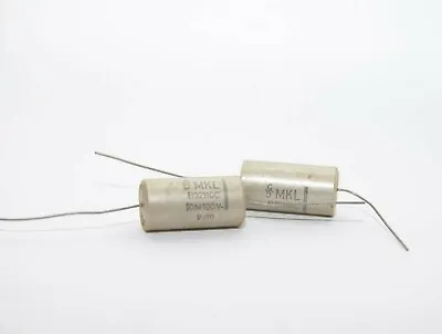 2x Siemens MKL B32110 Sound Film High End Tone Capacitor 10 μF/100V NOS • $26.83