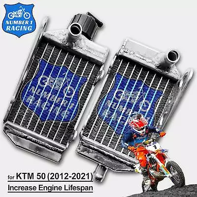 2Rows High Performance Aluminum Radiator For KTM 50 2012-2021 20 19 18 17 16 15 • $24.99