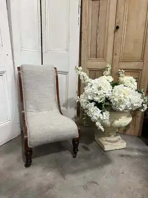 £245 • Buy Small Reupholstered Victorian Bedroom Chair