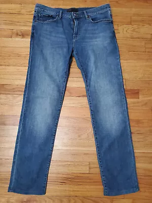 $228 J Brand Kane Slim Straight Light Blue Jeans 34/31 Stretch Lightweight • $36.44