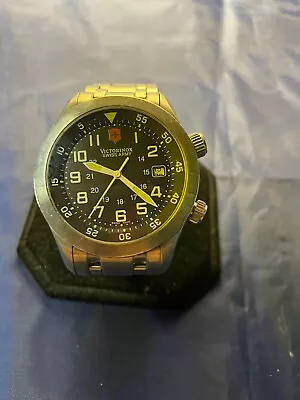 Men's Victorinox Swiss Army Quartz  Wrist Watch With A Date Window • $50