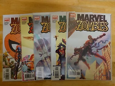 Marvel Zombies #1-5 Complete Set (first Prints) Marvel Comics 2006 • $186.50