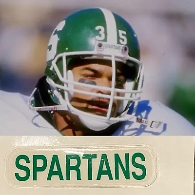 EARLY 1990s MICHIGAN STATE SPARTANS FRONTAL DECAL - RARE - ORIGINAL • $30