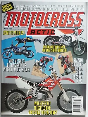 Motocross Action April 2000 Magazine MX Mike Metzger XR50 TT-R90 Dirt Bike • $6