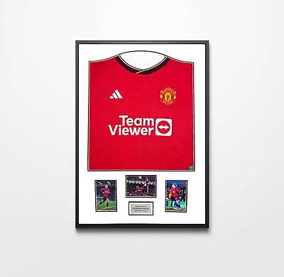 Authentically Signed Alejandro Garnacho Autograph - Manchester United Framed ... • £295