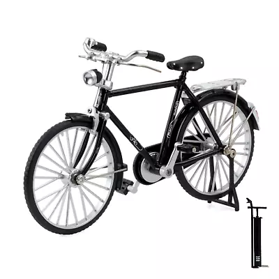 1:10 Mini Bicycle Model Kit Miniature 1/10 Scale Retro Bicycle Alloy Bicycle Toy • $20.89