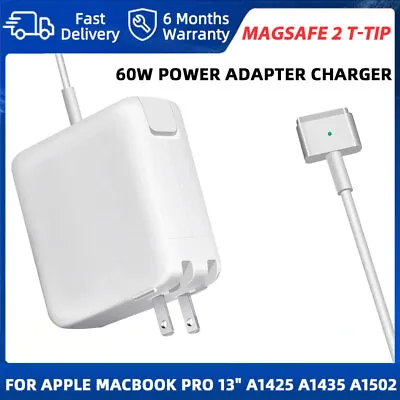 For Apple MacBook Pro 13” 2012 To 2015 65W Power Adapter Charger A1502 T-tip • $10.99