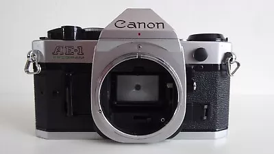 Canon AE1 Program 35mm SLR Camera Spares Or Repair. Film Rewind Lever Missing • £6.50