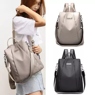 $17.05 • Buy Women Travel Backpack School Shoulder Bag Waterproof Anti-Theft Rucksack Handbag