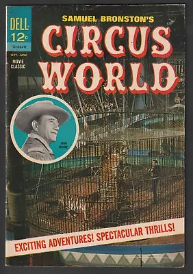 Dell Movie Classic CIRCUS WORLD No. 12-115-411 (1964) John Wayne Photo Cover! • $39.99
