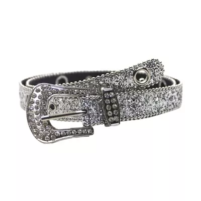 Spring Summer Cowboy Bling Bling Rhinestones Belt Full Belt For Adult • $10.64