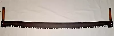 WI Barn Antique Primitive 2 Two Man Crosscut Logging Saw 66  Blade Log Tool • $150