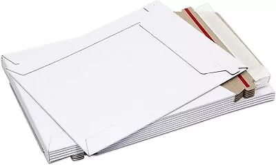 50 - 6  X 9  White CD/DVD Photo Ship Flats Cardboard Envelope Mailer Mailers • $20.95