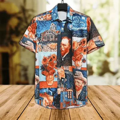 Van Gogh Arts Unisex Hawaiian Shirt Full Size S-5XL • $31.49