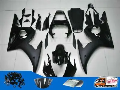 $429.99 • Buy Fairing Fit For Yamaha Injection Black Plastic 2003-2005 YZF R6 & 06-09 R6S H063