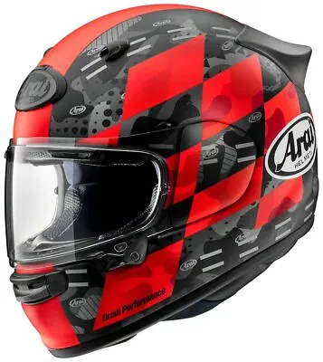 Arai Motorcycle Helmet Full Face ASTRO GX CHECKER Red AGX-CHRD-57 • $738.15