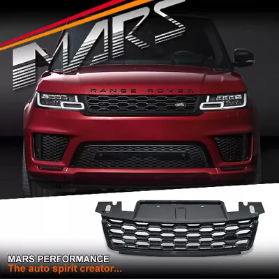 Black SVR Style Bumper Grille Grill For LAND ROVER Range Rover Sport L494 18-21 • $299.99