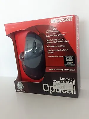 SEALED Microsoft Trackball Optical Mouse D67-00001 • $400