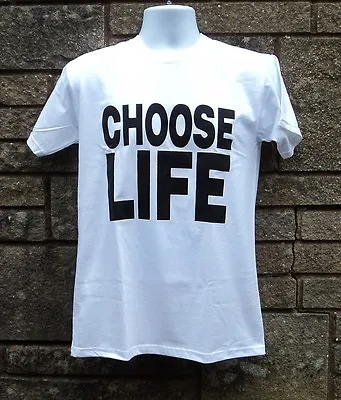 £4.50 • Buy Choose Life 80's T Shirt, Retro Wham Style Fancy Dress T Shirt