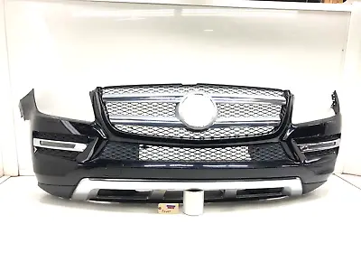 2013-2016 Mercedes Gl450 X166 Front Bumper Cover W/ Grille Oem Black • $849.99