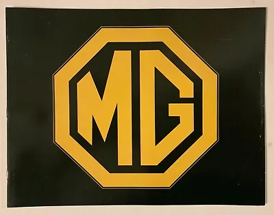 Mint Original! 1980 MG MGB Factory Sales Catalog Brochure - 14 Pages! • $7.95