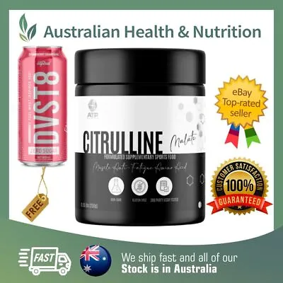 Atp Science Citrulline Malate + Free Shipping & Shaker & Dvst8 Can • $46.95